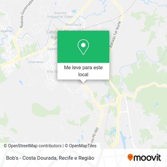 Bob's - Costa Dourada mapa