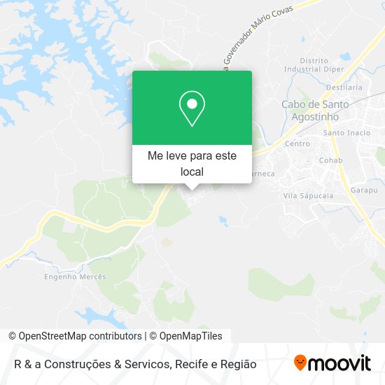 R & a Construções & Servicos mapa