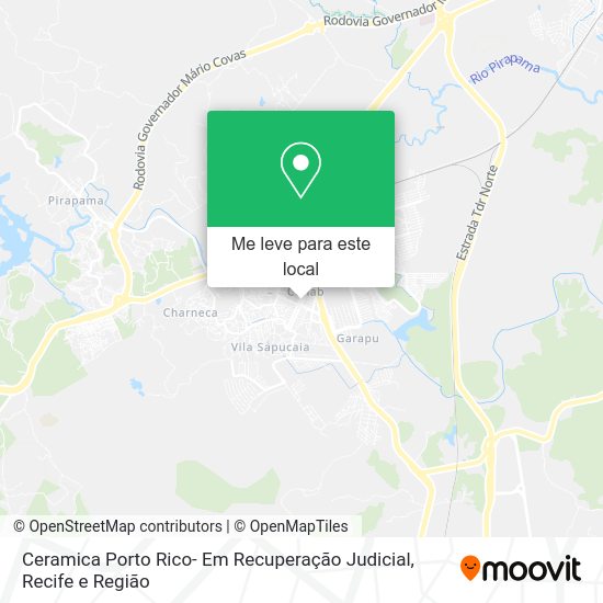 Ceramica Porto Rico- Em Recuperação Judicial mapa