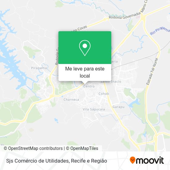 Sjs Comércio de Utilidades mapa