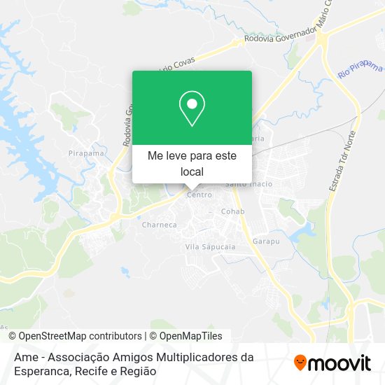Ame - Associação Amigos Multiplicadores da Esperanca mapa