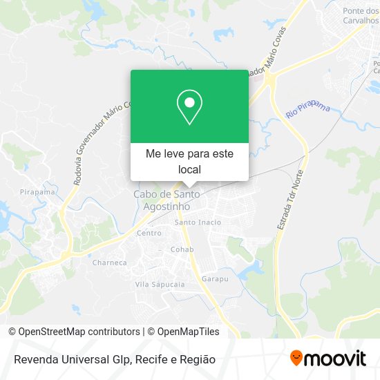 Revenda Universal Glp mapa