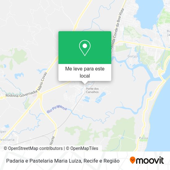 Padaria e Pastelaria Maria Luíza mapa
