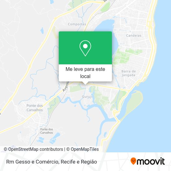 Rm Gesso e Comércio mapa