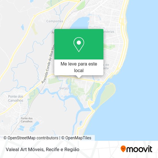 Valeal Art Móveis mapa