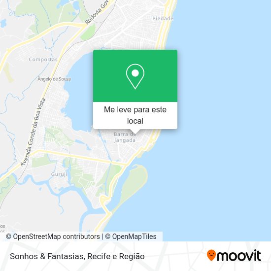 Sonhos & Fantasias mapa