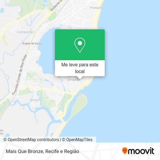 Mais Que Bronze mapa