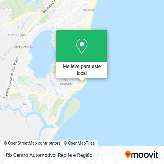 Rb Centro Automotivo mapa