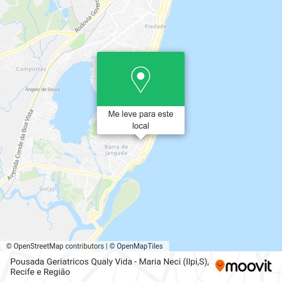 Pousada Geriatricos Qualy Vida - Maria Neci (Ilpi,S) mapa