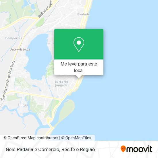 Gele Padaria e Comércio mapa