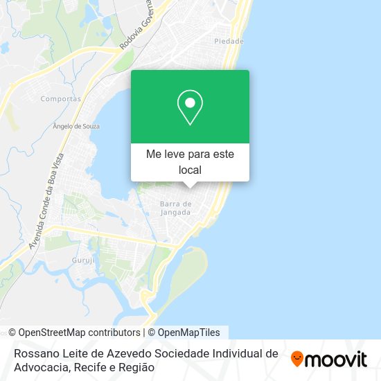 Rossano Leite de Azevedo Sociedade Individual de Advocacia mapa