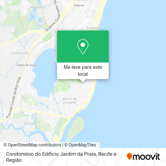 Condomínio do Edificio Jardim da Praia mapa