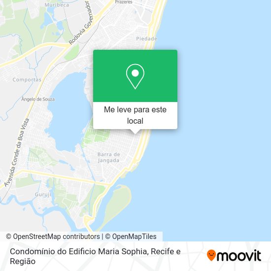 Condomínio do Edificio Maria Sophia mapa