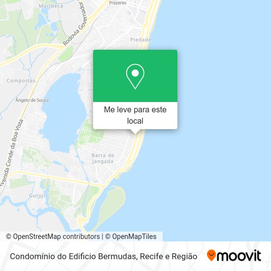 Condomínio do Edificio Bermudas mapa