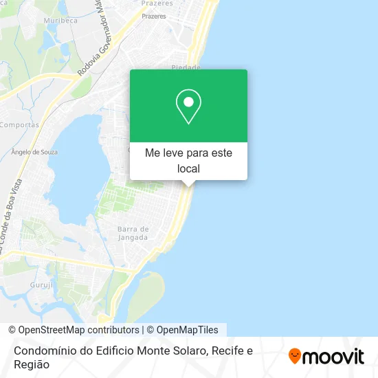 Condomínio do Edificio Monte Solaro mapa