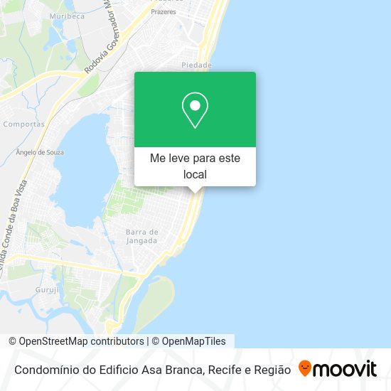 Condomínio do Edificio Asa Branca mapa