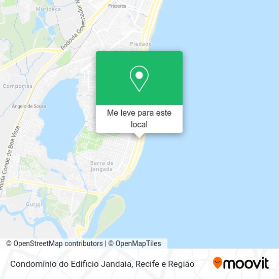 Condomínio do Edificio Jandaia mapa