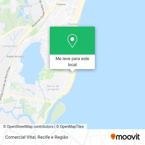 Comercial Vital mapa