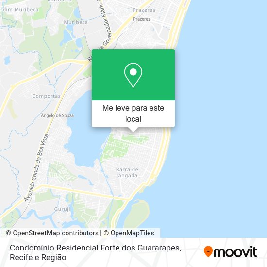 Condomínio Residencial Forte dos Guararapes mapa