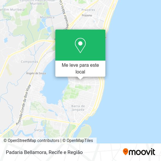 Padaria Bellamora mapa