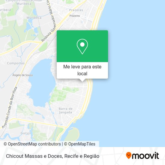 Chicout Massas e Doces mapa
