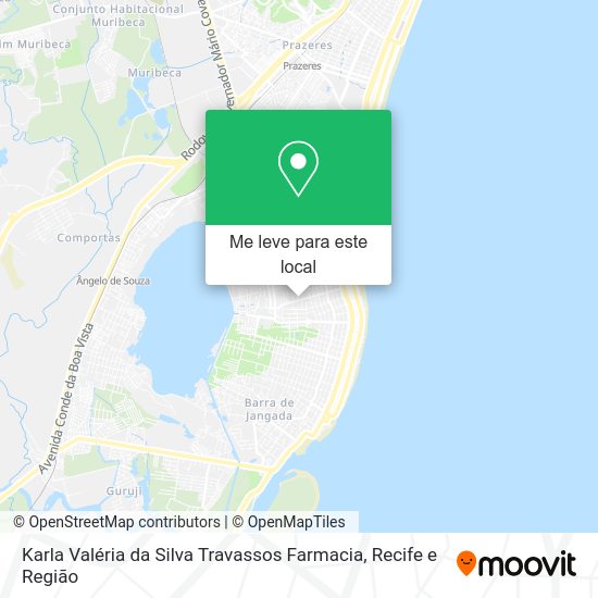 Karla Valéria da Silva Travassos Farmacia mapa