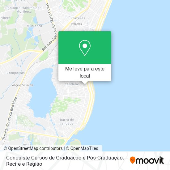 Conquiste Cursos de Graduacao e Pós-Graduação mapa