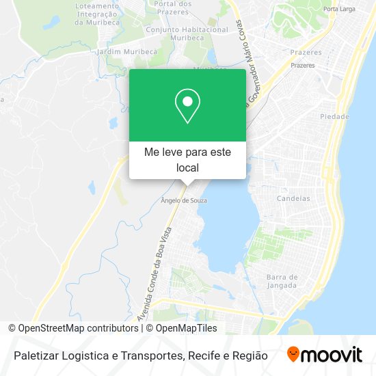 Paletizar Logistica e Transportes mapa