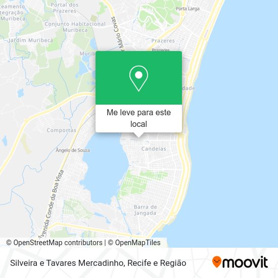 Silveira e Tavares Mercadinho mapa
