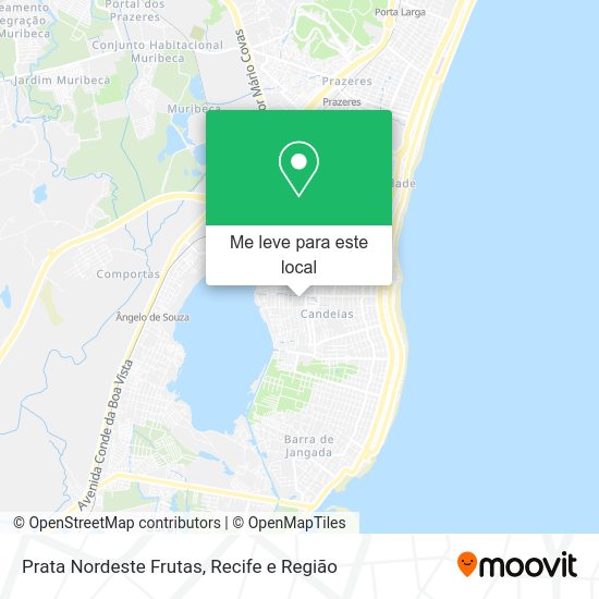 Prata Nordeste Frutas mapa