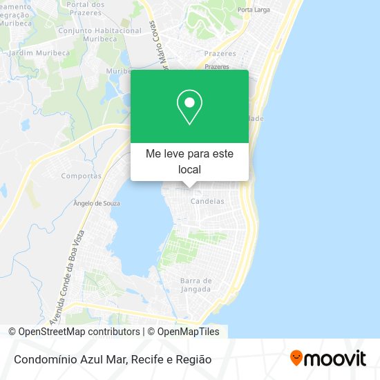 Condomínio Azul Mar mapa