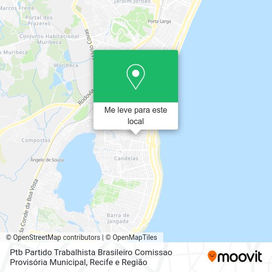Ptb Partido Trabalhista Brasileiro Comissao Provisória Municipal mapa