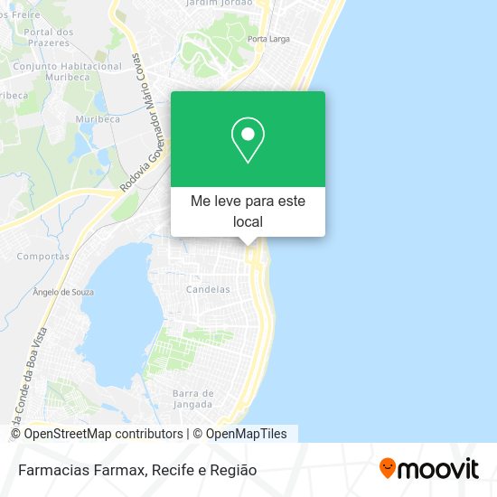 Farmacias Farmax mapa