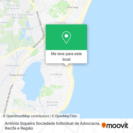 Antônio Siqueira Sociedade Individual de Advocacia mapa