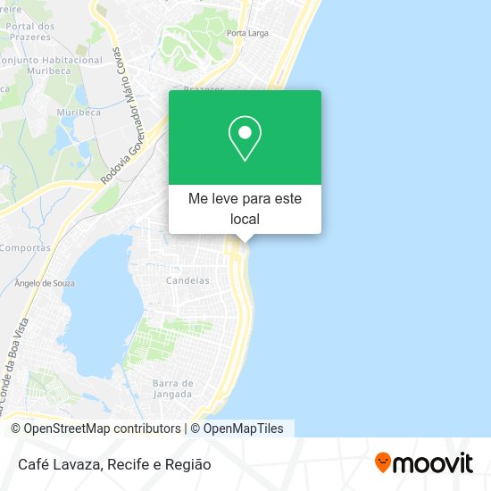 Café Lavaza mapa