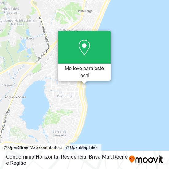 Condomínio Horizontal Residencial Brisa Mar mapa