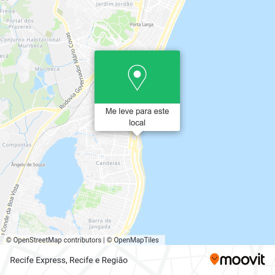 Recife Express mapa