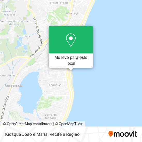 Kiosque João e Maria mapa