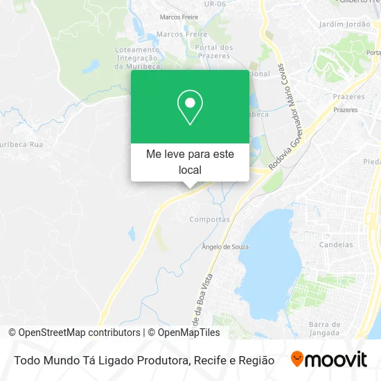 Todo Mundo Tá Ligado Produtora mapa