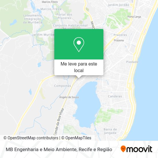 MB Engenharia e Meio Ambiente mapa