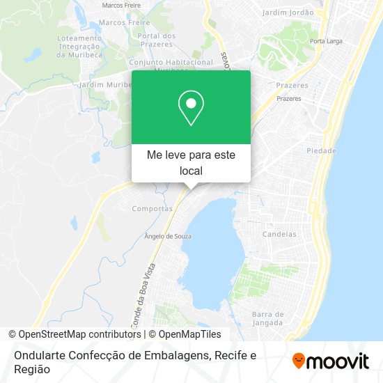 Ondularte Confecção de Embalagens mapa
