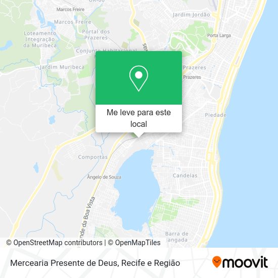 Mercearia Presente de Deus mapa