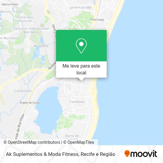 Ak Suplementos & Moda Fitness mapa