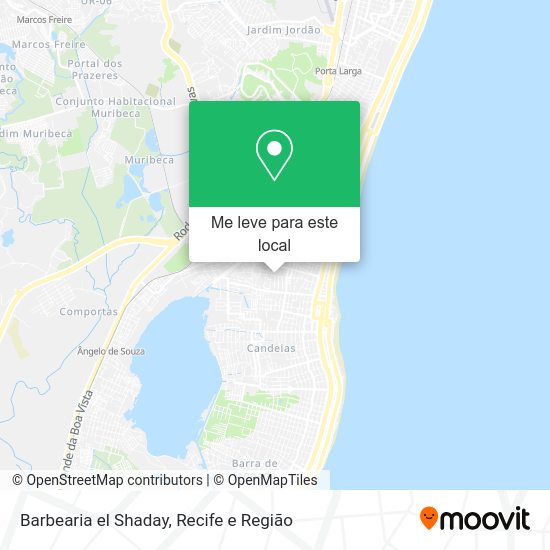 Barbearia el Shaday mapa