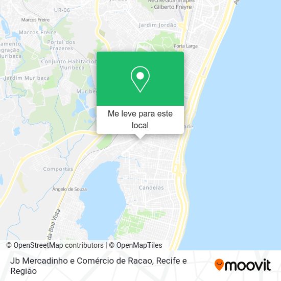 Jb Mercadinho e Comércio de Racao mapa