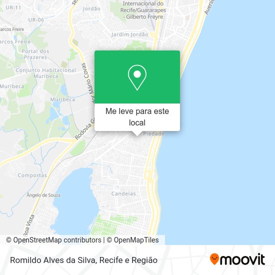 Romildo Alves da Silva mapa