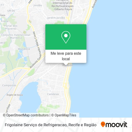 Frigolaine Serviço de Refrigeracao mapa