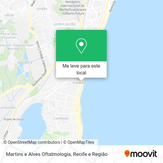Martins e Alves Oftalmologia mapa