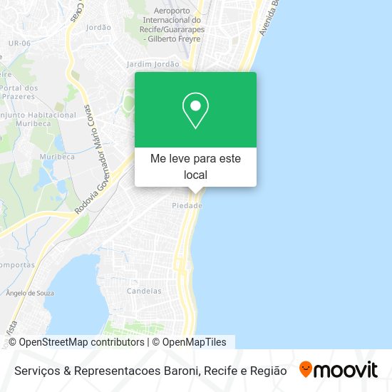Serviços & Representacoes Baroni mapa