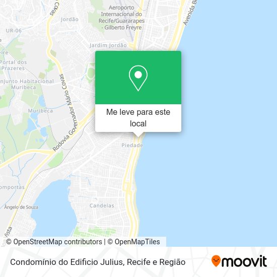 Condomínio do Edificio Julius mapa
